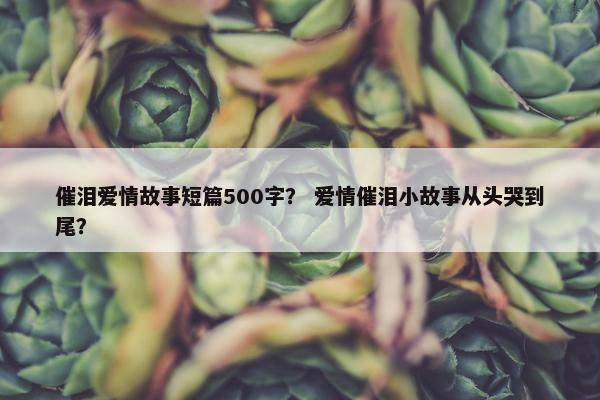 催泪爱情故事短篇500字？ 爱情催泪小故事从头哭到尾？