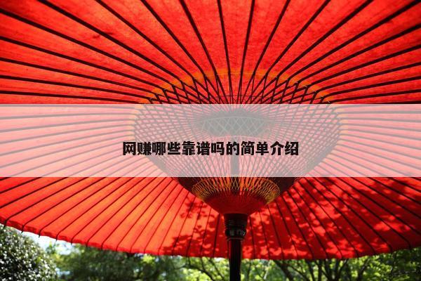 网赚哪些靠谱吗的简单介绍