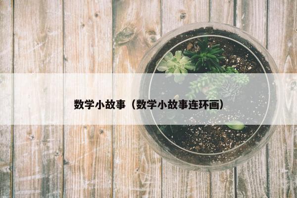数学小故事（数学小故事连环画）