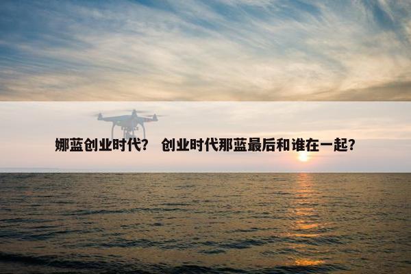 娜蓝创业时代？ 创业时代那蓝最后和谁在一起？