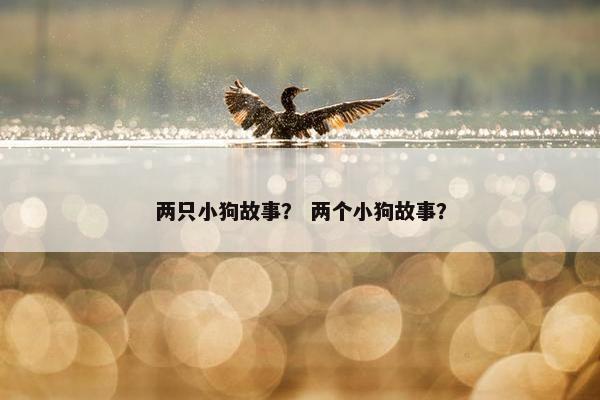 两只小狗故事？ 两个小狗故事？