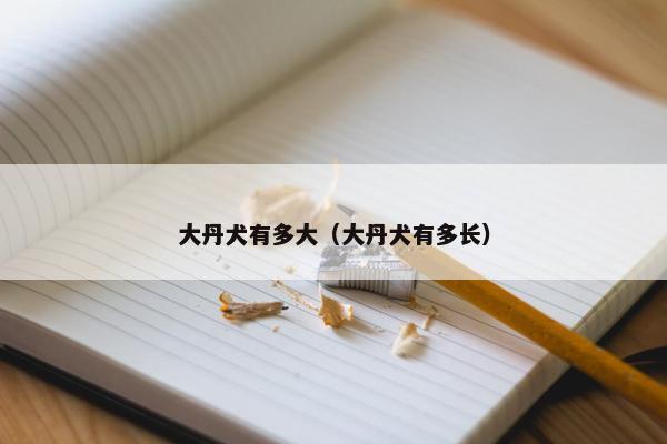 大丹犬有多大（大丹犬有多长）