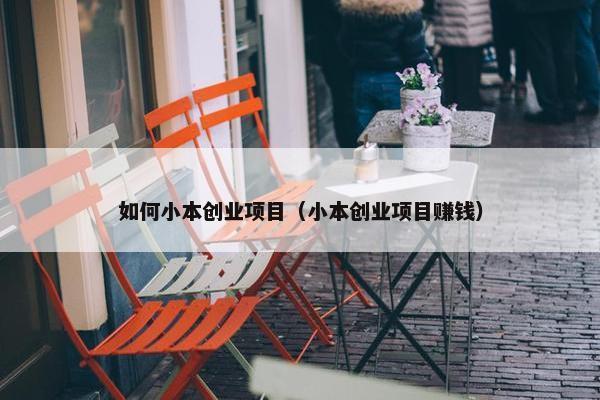 如何小本创业项目（小本创业项目赚钱）