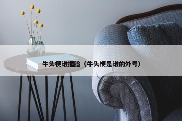 牛头梗谁撞脸（牛头梗是谁的外号）