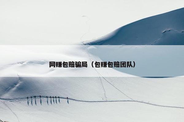 网赚包赔骗局（包赚包赔团队）