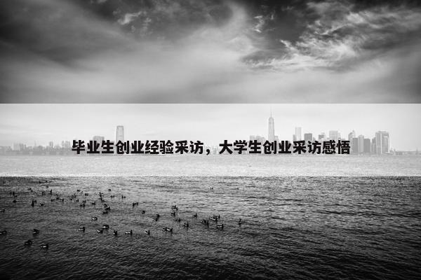 毕业生创业经验采访，大学生创业采访感悟