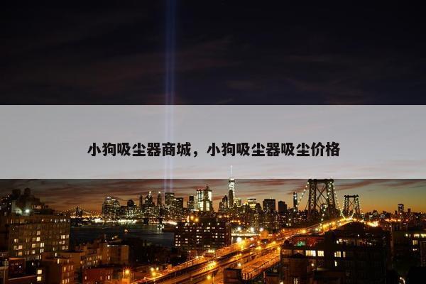 小狗吸尘器商城，小狗吸尘器吸尘价格