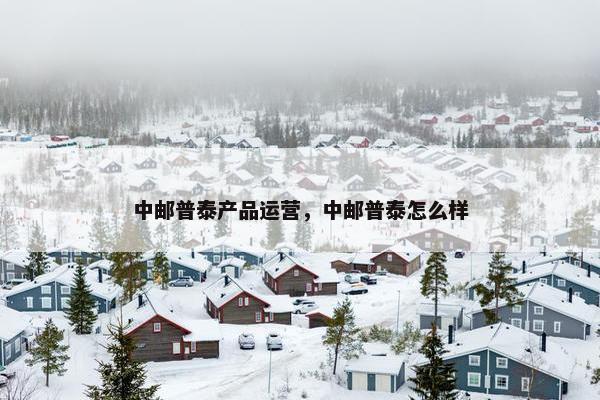 中邮普泰产品运营，中邮普泰怎么样