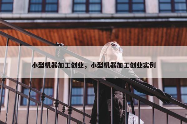 小型机器加工创业，小型机器加工创业实例