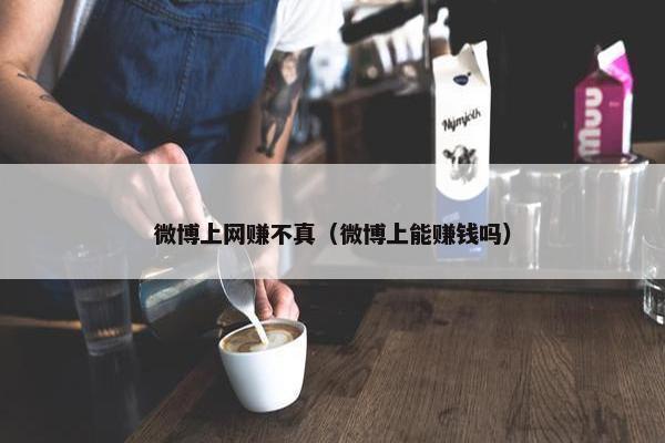 微博上网赚不真（微博上能赚钱吗）