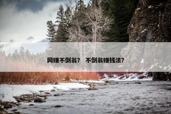 网赚不倒翁？ 不倒翁赚钱法？