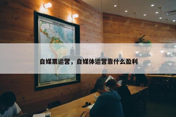自媒票运营，自媒体运营靠什么盈利