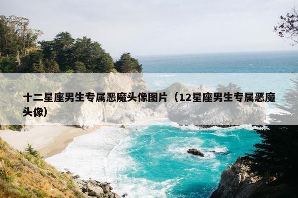 十二星座男生专属恶魔头像图片（12星座男生专属恶魔头像）