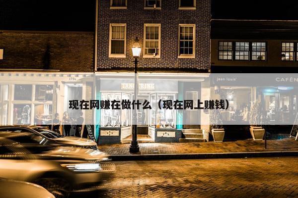 现在网赚在做什么（现在网上赚钱）