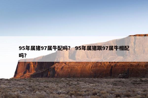95年属猪97属牛配吗？ 95年属猪跟97属牛相配吗？