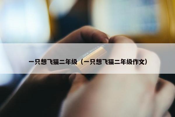 一只想飞猫二年级（一只想飞猫二年级作文）