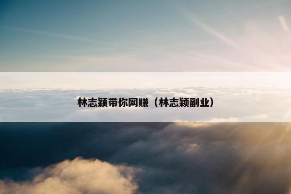 林志颖带你网赚（林志颖副业）