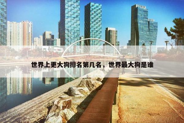 世界上更大狗排名第几名，世界最大狗是谁