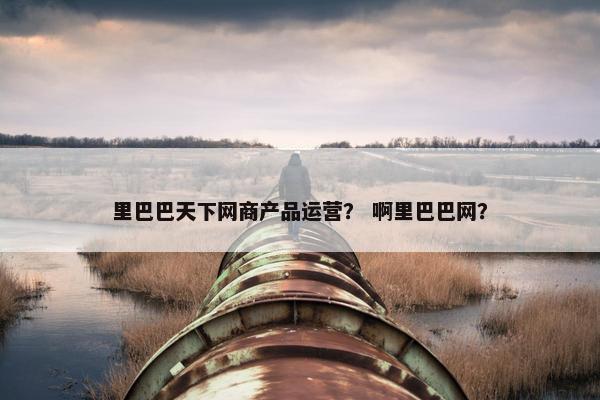 里巴巴天下网商产品运营？ 啊里巴巴网？