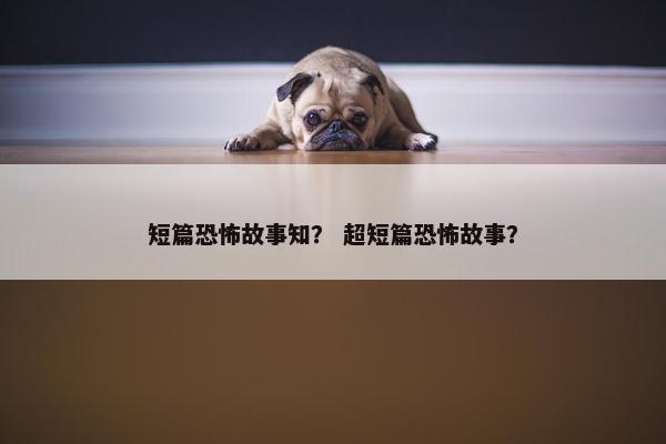 短篇恐怖故事知？ 超短篇恐怖故事？