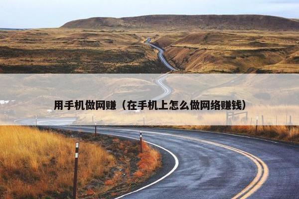 用手机做网赚（在手机上怎么做网络赚钱）