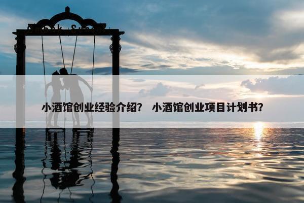 小酒馆创业经验介绍？ 小酒馆创业项目计划书？