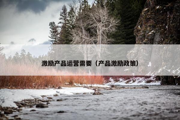 激励产品运营需要（产品激励政策）