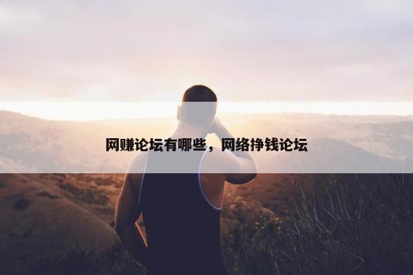 网赚论坛有哪些，网络挣钱论坛