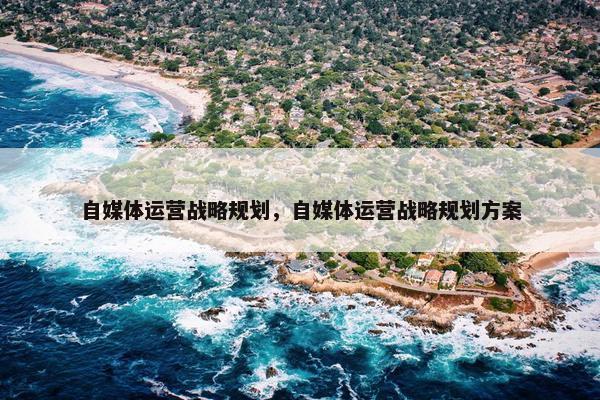 自媒体运营战略规划，自媒体运营战略规划方案