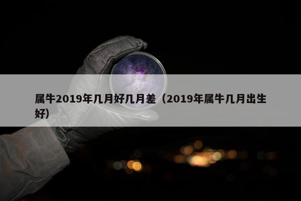 属牛2019年几月好几月差（2019年属牛几月出生好）