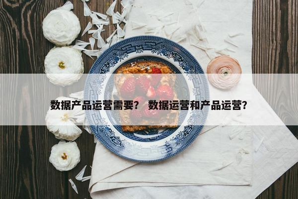 数据产品运营需要？ 数据运营和产品运营？