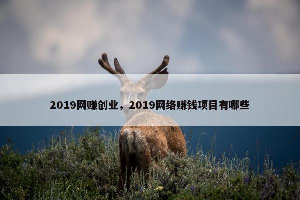 2019网赚创业，2019网络赚钱项目有哪些
