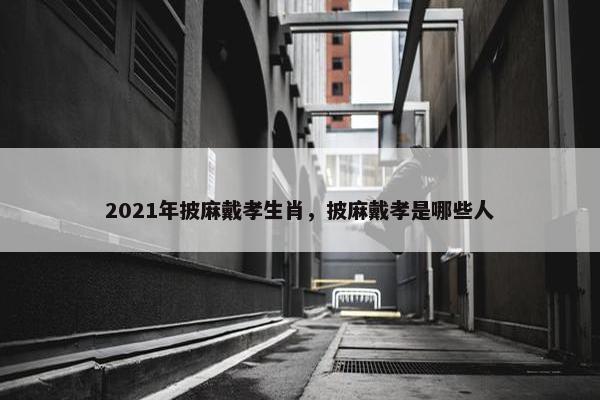 2021年披麻戴孝生肖，披麻戴孝是哪些人