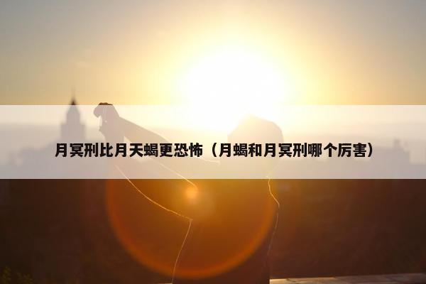 月冥刑比月天蝎更恐怖（月蝎和月冥刑哪个厉害）